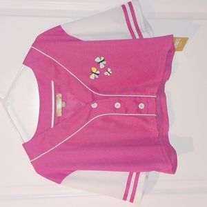 NWT Cult Favorite - Cropped Baseball Shirt